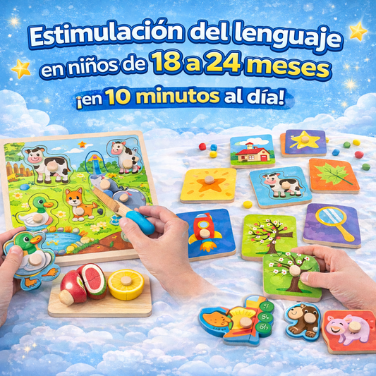 Estimulación del lenguaje en niños de 18 a 24 meses en 10 minutos al día